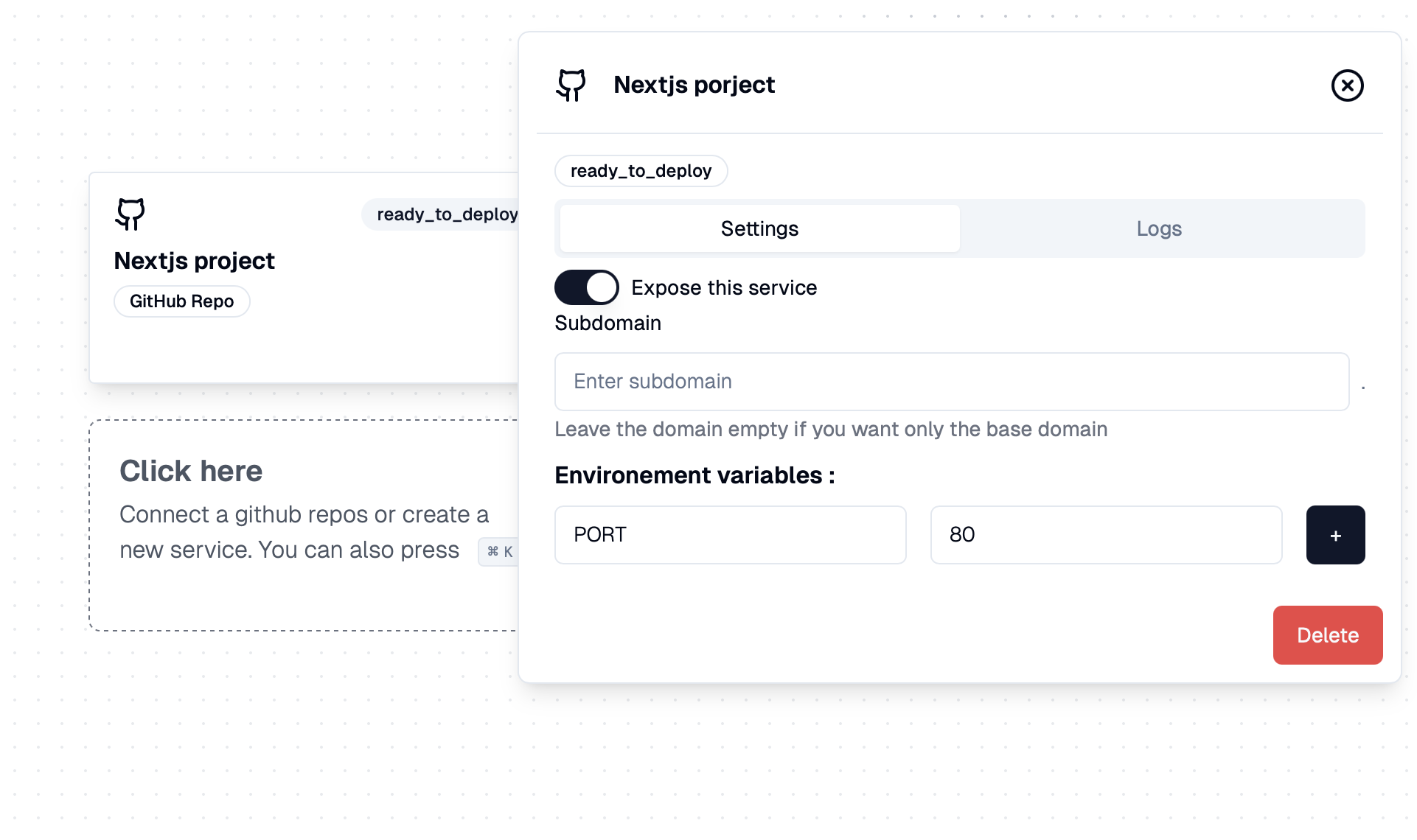 Project Selection and Deployment